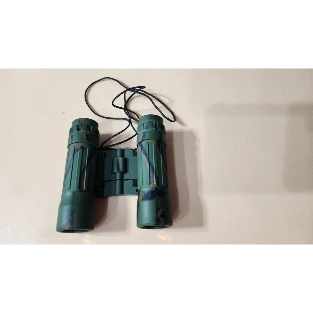 Vintage Focal 10x25 Binoculars 96Mft/1000 Yards w/Case Made in‎ Japan